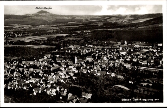 Ak Süßen an der Fils, Fliegeraufnahme