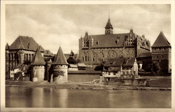 KP Marienburg Malbork Prusy Zachodnie, Ordensschloss, WHW Das schöne Niemcy Bild 9