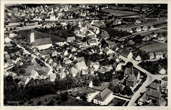 Ak Süßen an der Fils, Fliegeraufnahme