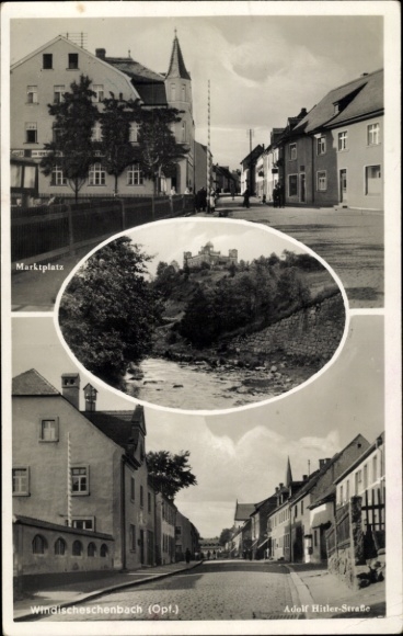 Ak Windischeschenbach in der Oberpfalz, Adolf Hitler Straße
