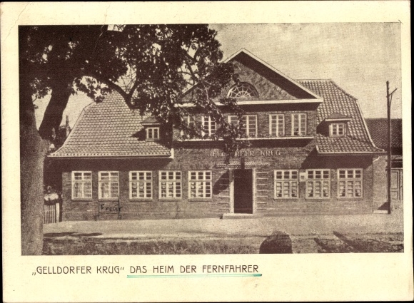 PC Gelldorf Obernkirchen in the district of Schaumburg, Gelldorfer Krug, exterior view