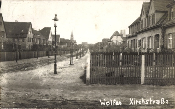 foto Ak Wolfen in Saksen-Anhalt, Kirchstraße
