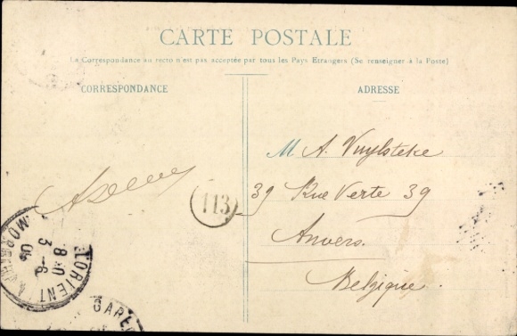 Postcard Lorient Morbihan, panoramic view of the port, ships, port facilities