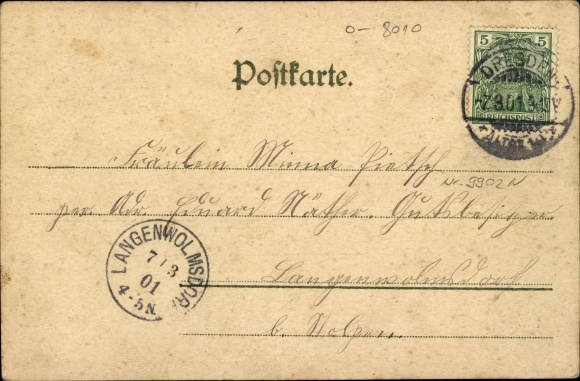 PC Dresden Altstadt, 25th foundation festival, Dresden innkeepers association 1899, coat of arms