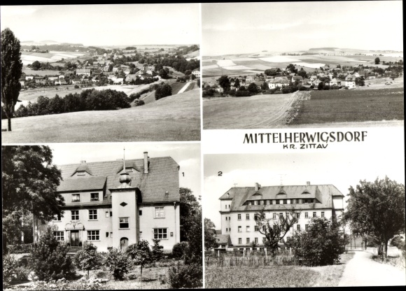 PC Mittelherwigsdorf Oberlausitz, general view, municipal council, after-work home