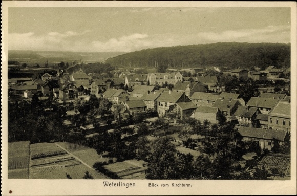 KP Oebisfelde Weferlingen w Saksonii Anhalt, panorama z wieży kościoła