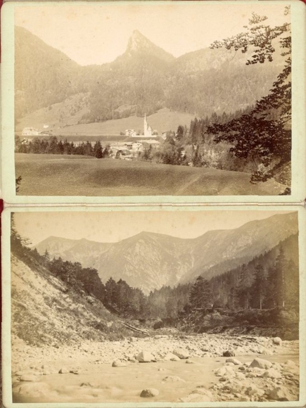 12 cabinet photos Kreuth am Tegernsee Upper Bavaria and surroundings in the cover around 1890