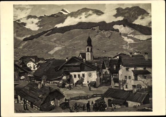 Artist PC Puchinger, Erwin, Das Bergdorf, HDK 656