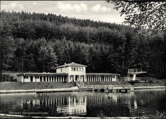 Ak Georgsmarienhütte in Niedersachsen, Waldbad