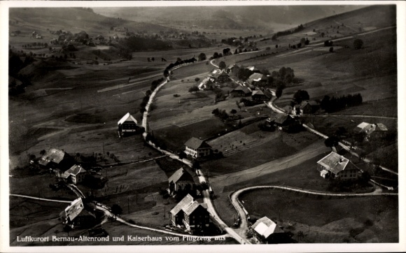 Ak Altenrond Bernau im Schwarzwald, Fliegeraufnahme