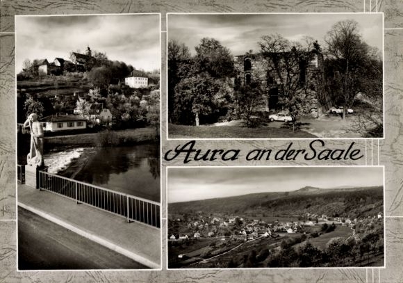KP Aura na Saale Dolna Frankonia, panorama