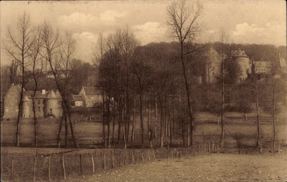 CPA Lennik Brabant flamand, Château de Gaasbeek, Vue d'ensemble