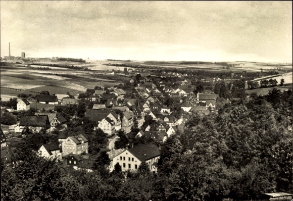 Ansichtkaart St. Niclas Mülsen Saksen, overzicht