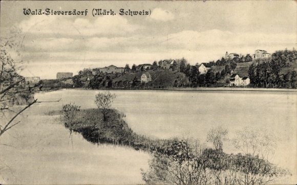 Ak Waldsieversdorf Bos Sieversdorf Märkische Schweiz, panorama