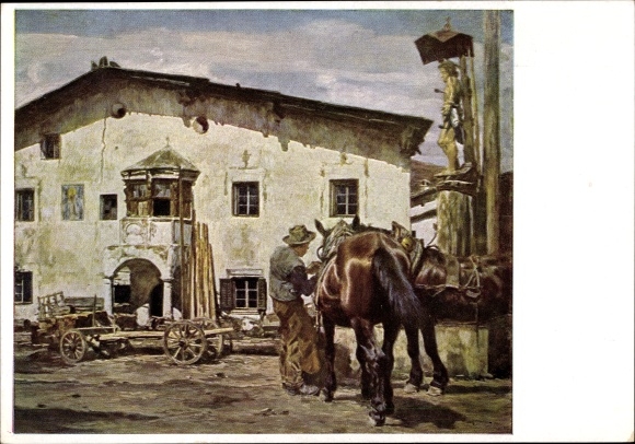 Artist PC Ederer, Carl, Dorfplatz, HDK 156
