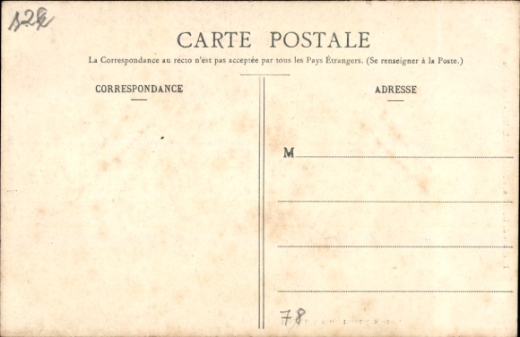 Postcard Sainte Mesme Yvelines, Cross with Jesus, le Calvaire