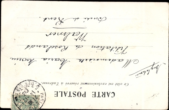Artist Postcard Sirat, Camille Pelletan, Minister of the Navy, portrait on a torpedo, caricature