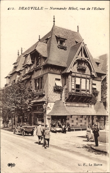 Postcard Deauville Calvados, Normandy Hotel