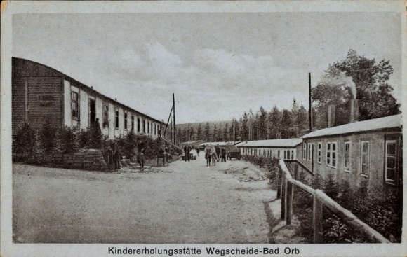 Postcard Bad Orb im Spessart, Wegscheide, children's recreation center