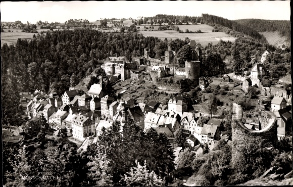 PC Monschau Montjoie in the Eifel, aerial photo