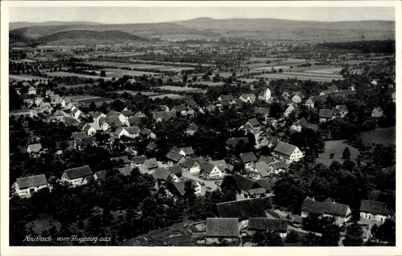 Postcard Neufrach Salem in the Bodenseekreis Baden, Neufrach from the plane