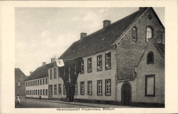 Ak Beckum im Kreis Warendorf, Vereinslazarett Vinzenzhaus