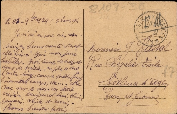 Postcard Germersheim am Rhein, Königstrasse