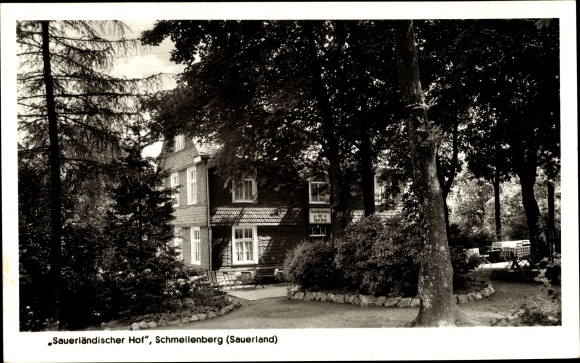 PC Schmellenberg Lennestadt in the Sauerland, Sauerländer Hof, owner Egon Berg