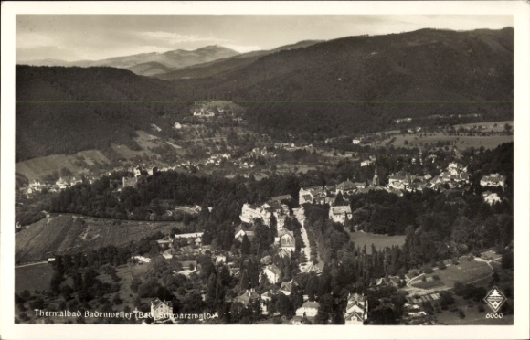 Ak Badenweiler im Schwarzwald, Fliegeraufnahme