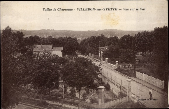 Ak Villebon sur Yvette Essonne, Vue sur le Val