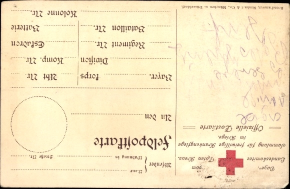 Postcard Kaiser Wilhelm II., I don&#39;t know any parties anymore, quote 1914