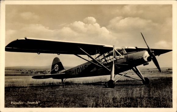 Postcard Fieseler Storch, Fi 156, fighter aircraft, Luftwaffe