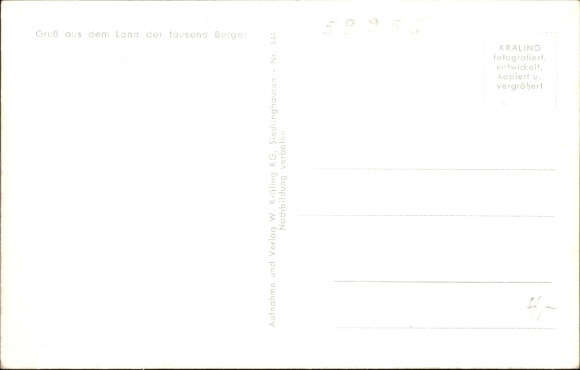 Postcard Siedlinghausen Winterberg in Sauerland, Panorama