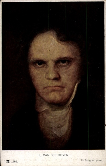 Artist Postcard Torggler, H., Composer Ludwig van Beethoven, portrait