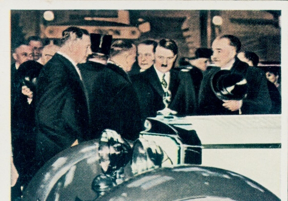 Collective picture The state of work and peace, Hitler, motor show, Salem cigarette factory