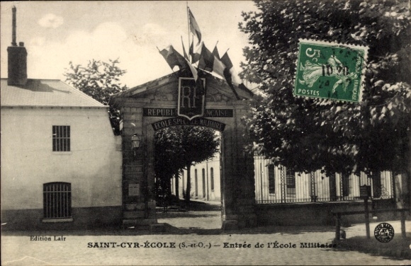 Ak Saint Cyr l'Ecole Yvelines, Entree de l'Ecole Militaire
