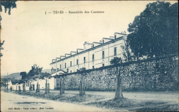 Ak Tenes Algerije, Ensemble des Casernes