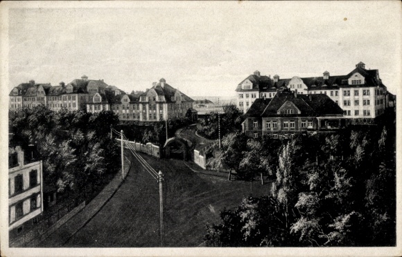 Ak Leisnig in Sachsen, Ehem. König-Friedrich-August-Kaserne