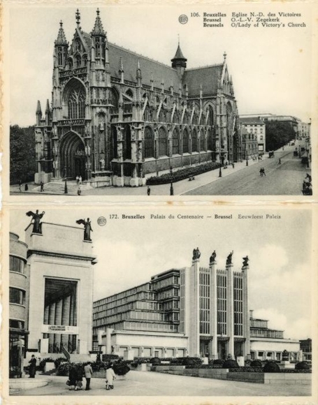 Set von 5 AK Brüssel