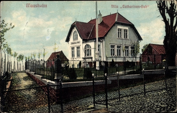 Ansichtkaart Maasholm in Sleeswijk-Holstein, Villa Catharinen Ruh