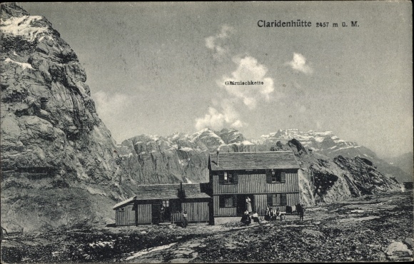 KP Kanton Glarus, Góry Claridenhütte