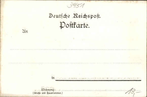 Chromo-Litho Bremke same district Goettingen, Hotel Berggarten, total view
