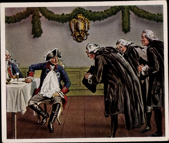 Collection picture pictures of German history, Röchling, Friedrich d. Great and the Greiffenberger 1784