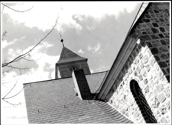 Photo Berlin Neukölln Rudow, Bert Sass, Evangelical Church, partial view