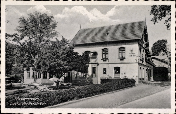 Ak Wassersleben Harrislee in Sleeswijk-Holstein, restaurant Forst-Eck