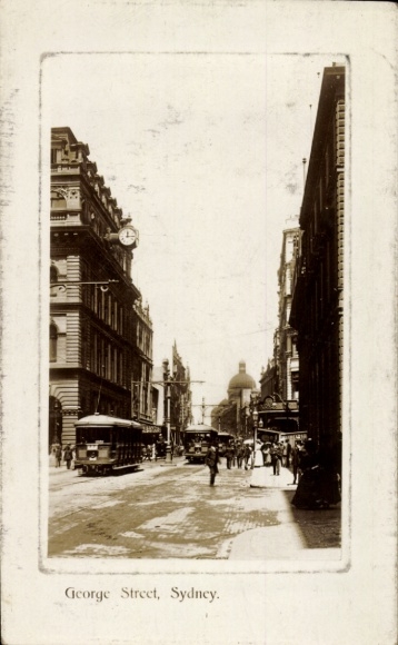 Foto Ak Sydney Australia, George Street
