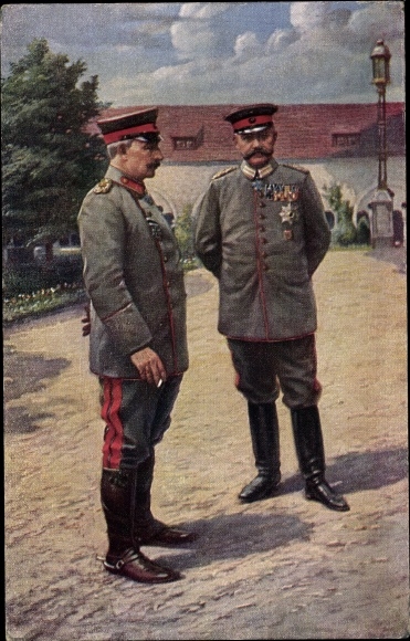 PC Kaiser Wilhelm II, Field Marshal Paul von Hindenburg, Posen Castle, 1915
