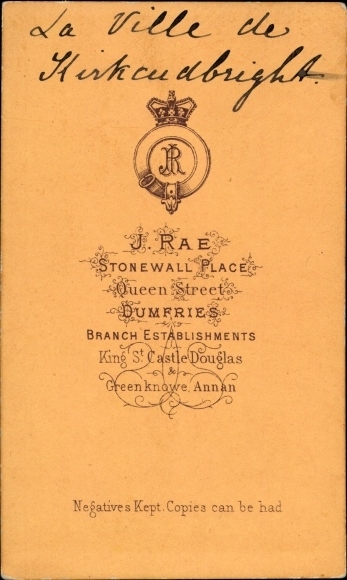 CdV Great Britain, city view, Scotland ?