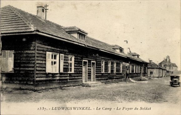 PC Ludwigswinkel in the Palatinate, with rotating buildings, soldiers' camp, French...