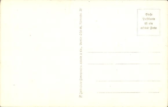 Postcard Berlin, Reich Aviation Ministry, Klinke & Co.